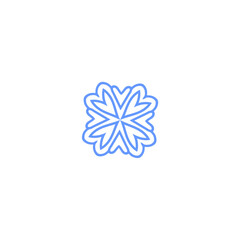 set of vector mandalas with colors set