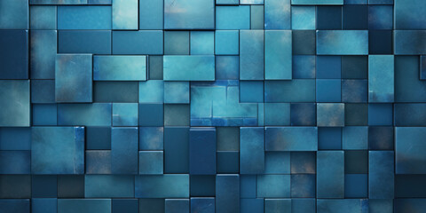 Textured polished wall background with tiles. Abstract modern background