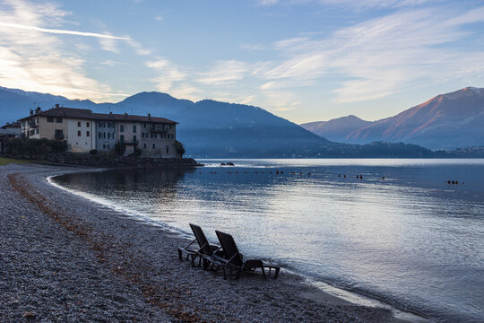 Spiaggia di Lierna, lago di Como