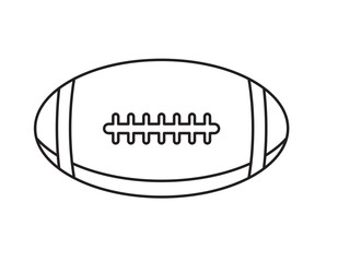 black and white american fotball ball