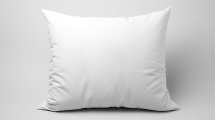 mockup white pillow isolated on white background. Made with generative ai