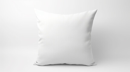 mockup white pillow isolated on white background. Made with generative ai