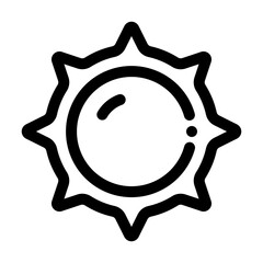 Sun Line Icon