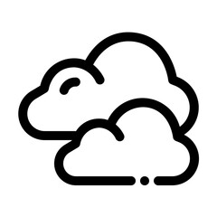Cloudy Line Icon