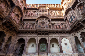 Obraz premium views of mehrangarg fort indoor, india