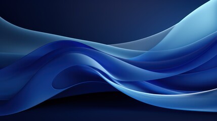 Obraz premium abstract blue wave background
