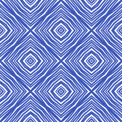 Textured stripes pattern. Indigo symmetrical