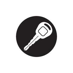 Symbol logo icon, car key design vector illustration