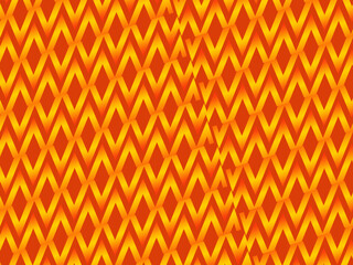 Desain latar belakang abtrak gradien oranye abstrak Halftone berwarna-warni. Pola geometris masa depan dengan efek garis. Konsep kreatif grafis warna cerah.