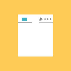 dishwasher vector design.
home appliance idea.