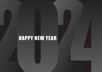 Happy New Year background with a gradient design