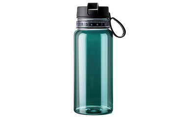 Bottle Essential Durable Plastic Hydration on a White or Clear Surface PNG Transparent Background