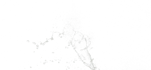 Shape form throw of Water splashes into drop water attack fluttering in air and stop motion freeze shot. Splash Water for explosion texture graphic resource elements, black background isolated