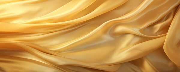 Obraz premium close-up golden silk
