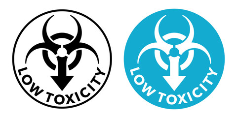 Low toxicity label - minimum hazardous substances