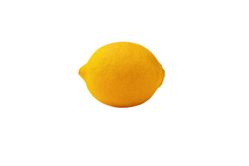 fresh lemon fruit isolated on a transparent background