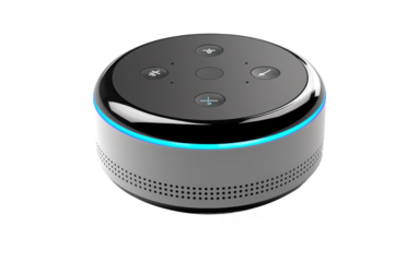 Personal Financial Aid Voice Activation on a White or Clear Surface PNG Transparent Background