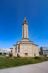 Obraz premium Le Havre (France) / Église Saint-Joseph 