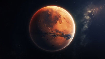 Mars, planet Mars, generative ai