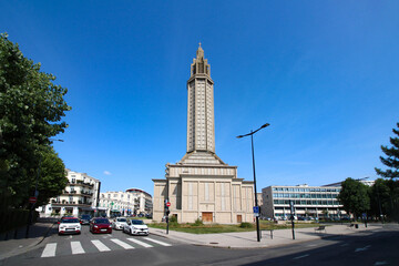 Le Havre (France) / Église Saint-Joseph	 - obrazy, fototapety, plakaty