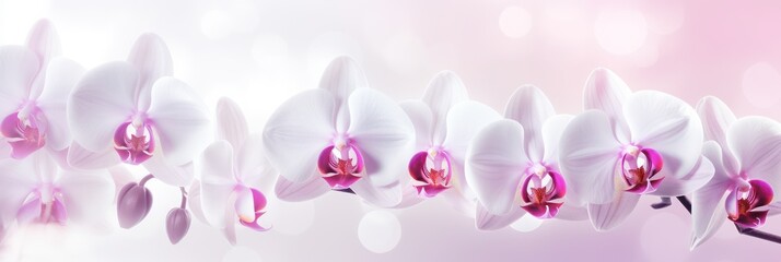 Fototapeta na wymiar Glowing orchid white grainy gradient background
