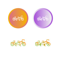 Tandem Vector Icon