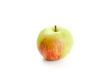 Green apple isolated on white background with clipping path..