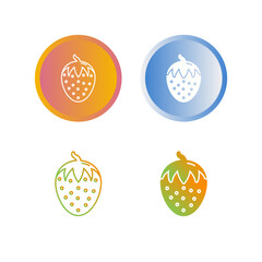 Strawberry Vector Icon