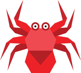 red crab Vector Image or clipart