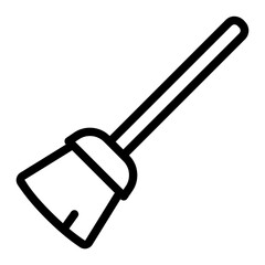 Broom icon for cleaning tool