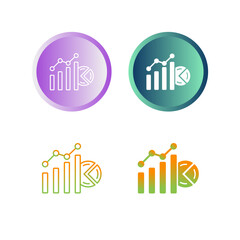 Bar Chart Vector Icon