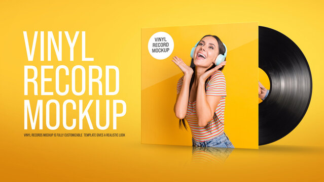 Vinyl Record Mockup