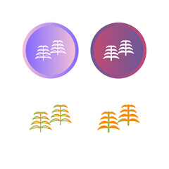 Obraz premium Fern Vector Icon