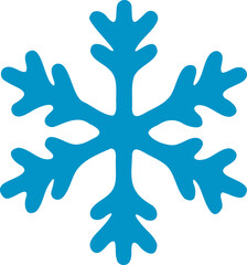 Snowflake vector illustration. Christmas snow flake symbol design elements