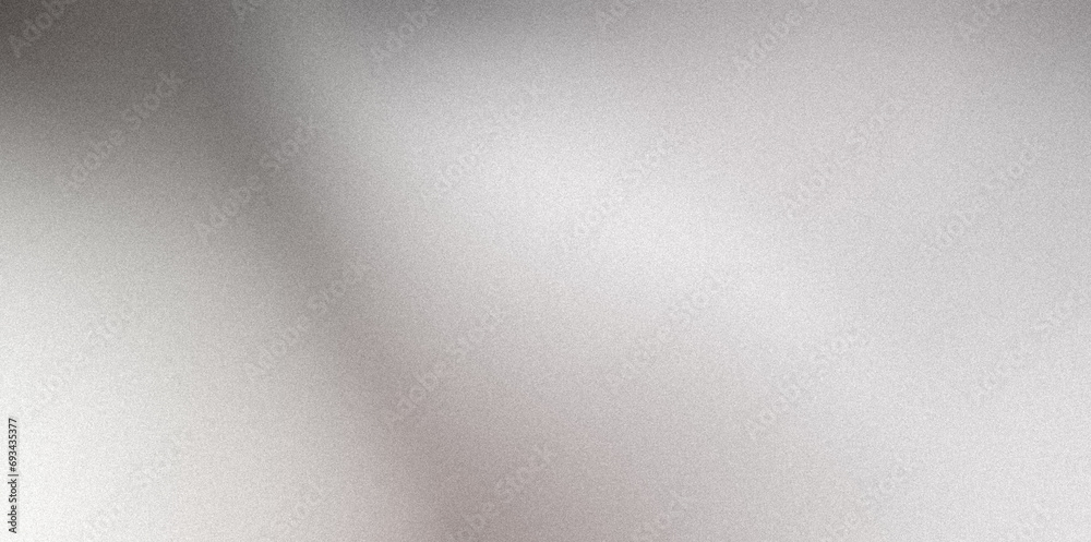 Wall mural gray white smooth gradient background grainy noise texture effect smooth blurred landing page backdr