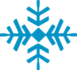 Snowflake vector illustration. Christmas snow flake symbol design elements