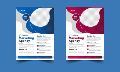 Modern Corporate Business flyer design.