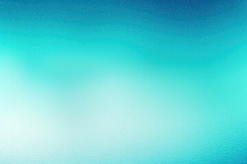 Fototapeta na wymiar Glowing turquoise white grainy gradient background