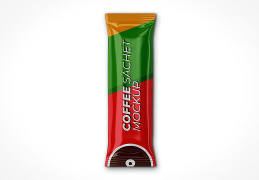 Instant Coffee Sachet Mockup