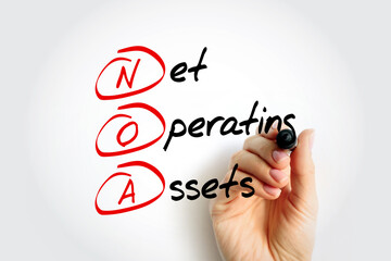 NOA Net Operating Assets -  business's operating assets minus its operating liabilities, acronym...