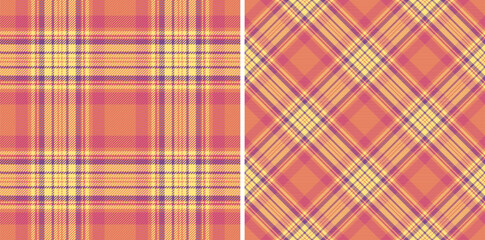 Seamless vector textile of tartan plaid check with a pattern background texture fabric.