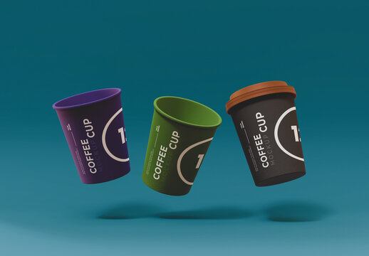 Paper Cup Mockup Template