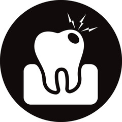 Dental, dentistry, loose icon