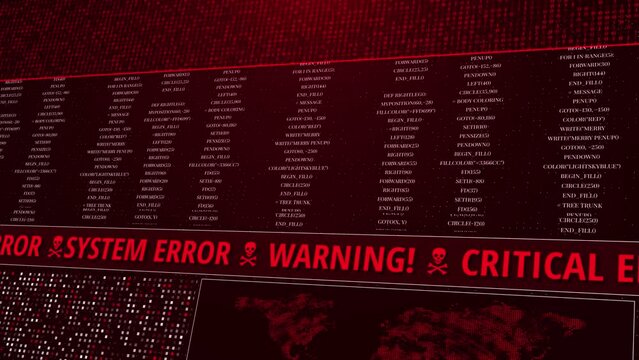 4K System error virus attack error antonymous hacker online data hacking VPN Network, cybersecurity internet privacy technology. computer cyber crime scam protection, identity privacy antivirus 3D