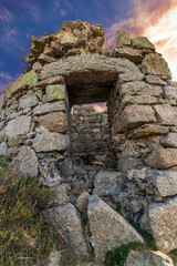 Ruins of St. Vicen te castle. Toledo. Spain. Europe.