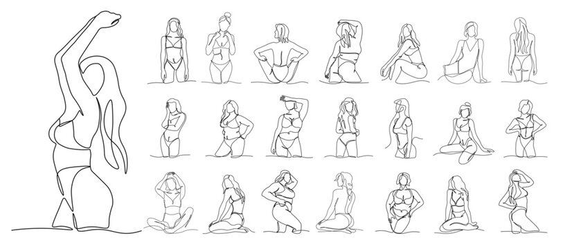 Female Figure Drawing Images – Browse 163,801 Stock Photos
