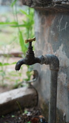 old water tap
