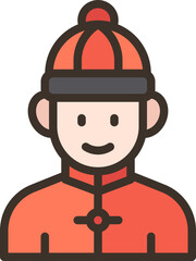 Chinese boy icon