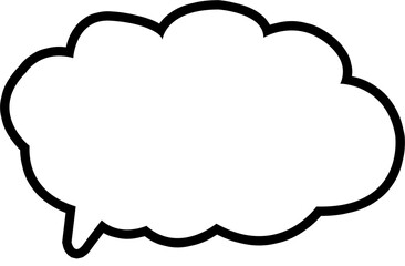 테두리가 있는 말풍선