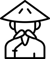 Chinese man icon